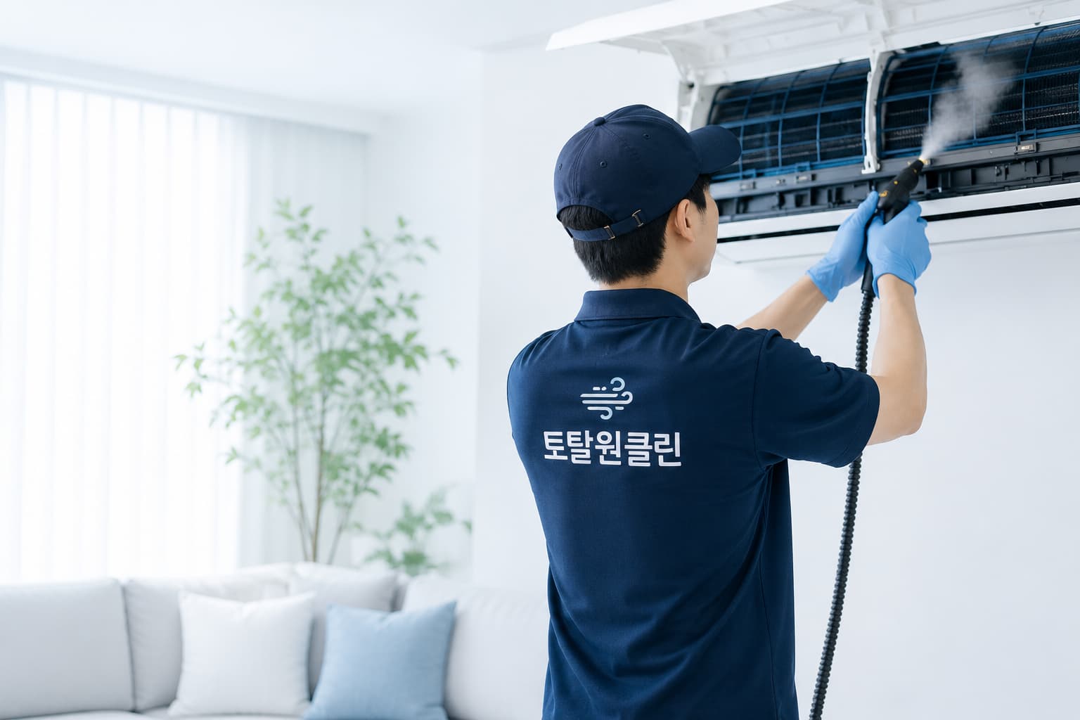 토탈원클린 현장 작업 사진